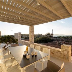 5 bedroom villa with pool near Aliki, Paros, sleeps 10